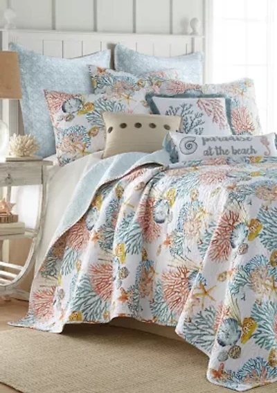Bay Islands Reversible Quilt Set