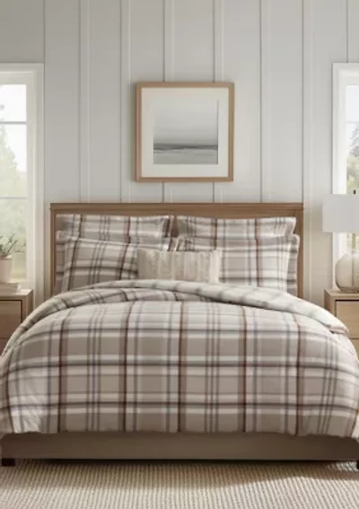 Spencer Plaid Green Duvet Set