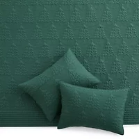 O Christmas Tree Green  Quilt Set