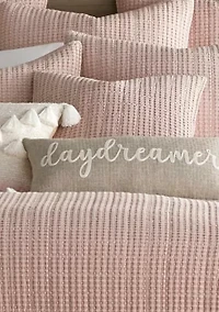 Mills Waffle Square Pillow