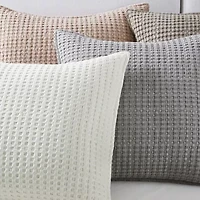 Mills Waffle Square Pillow