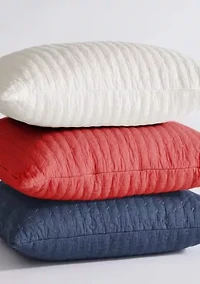 Cross Stitch Square Pillow 18x18