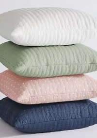 Cross Stitch Square Pillow 18x18