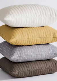 Cross Stitch Square Pillow 18x18