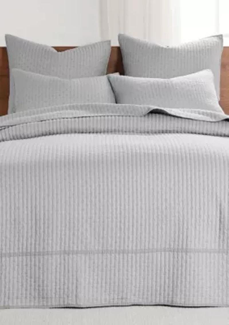 Cross Stitch Euro Sham Set of 2