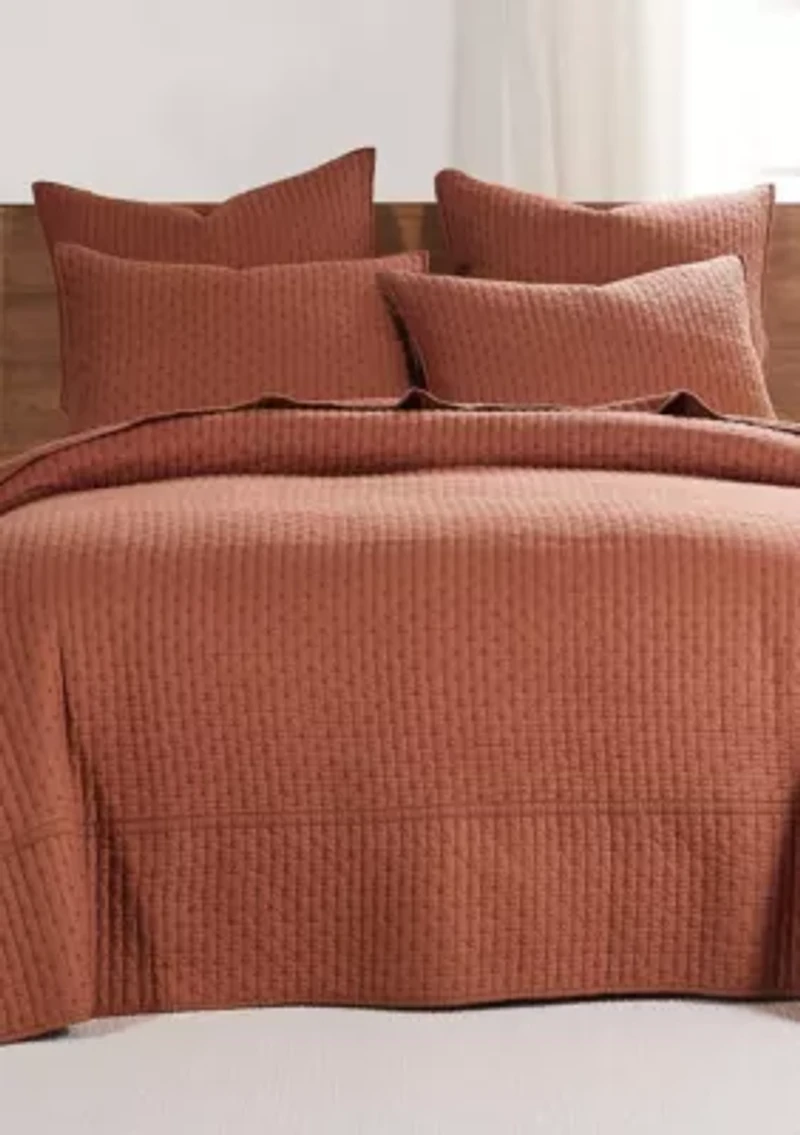 Cross Stitch Euro Sham Set of 2