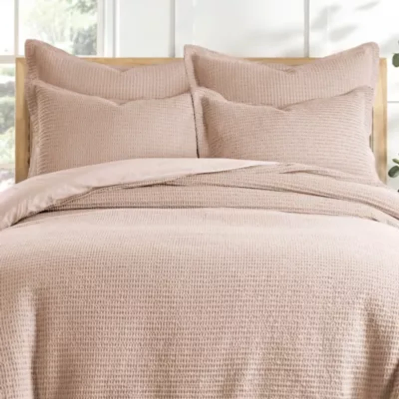 Cloud Waffle Euro Sham set of 2