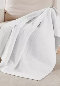 Cross Stitch Quilted Throw