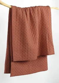 Cross Stitch Quilted Throw