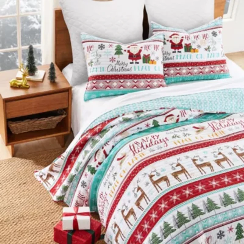 Ho Holidays Quilt Set