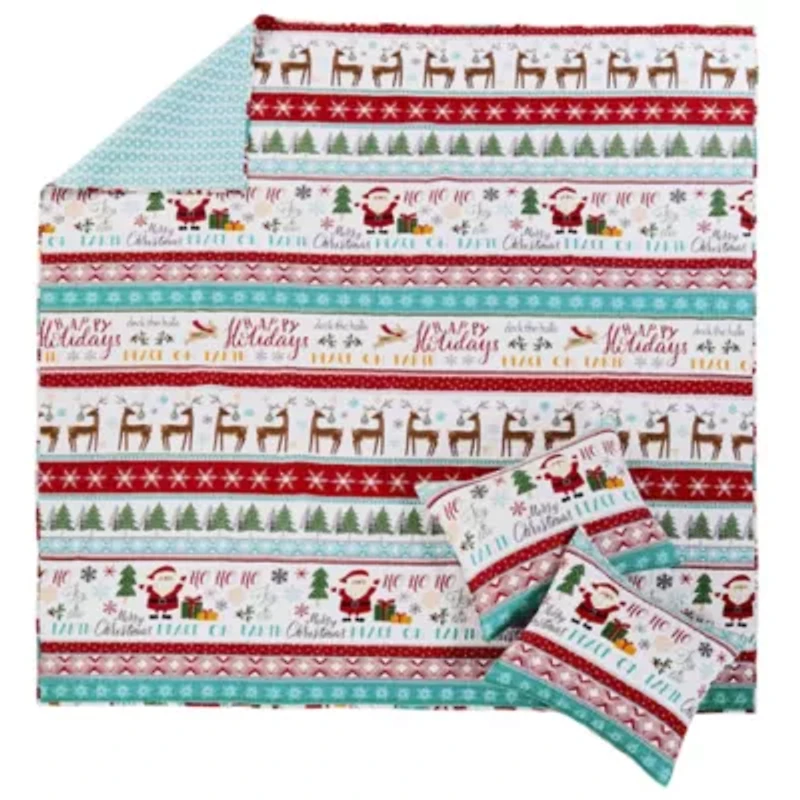 Ho Holidays Quilt Set
