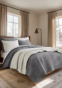 Velvet Stitch Quilt Set