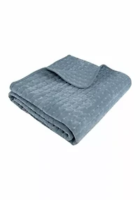 Velvet Stitch Quilted Throw