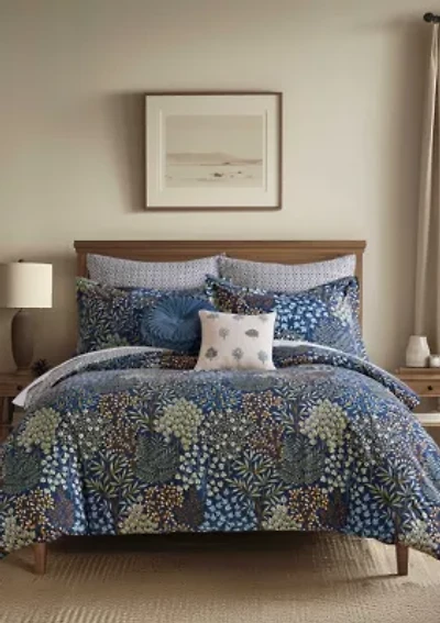 English Forest Navy Comforter Set