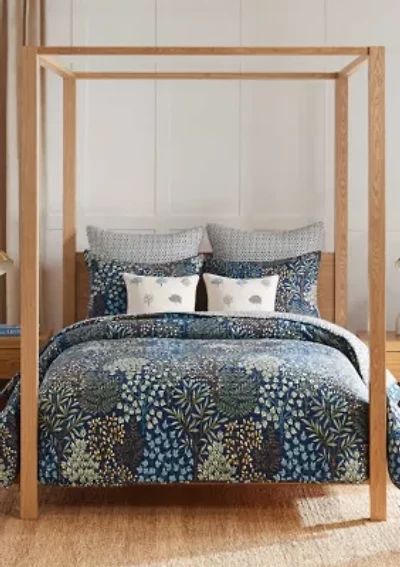 English Forest Navy Quilt Set