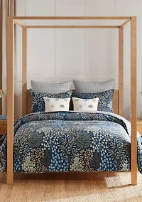 English Forest Navy Quilt Set