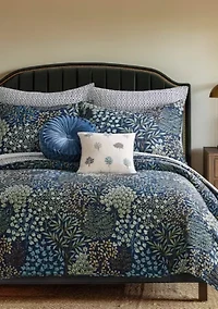English Forest Navy Quilt Set