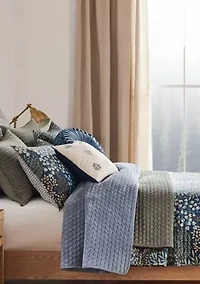 English Forest Navy Quilt Set