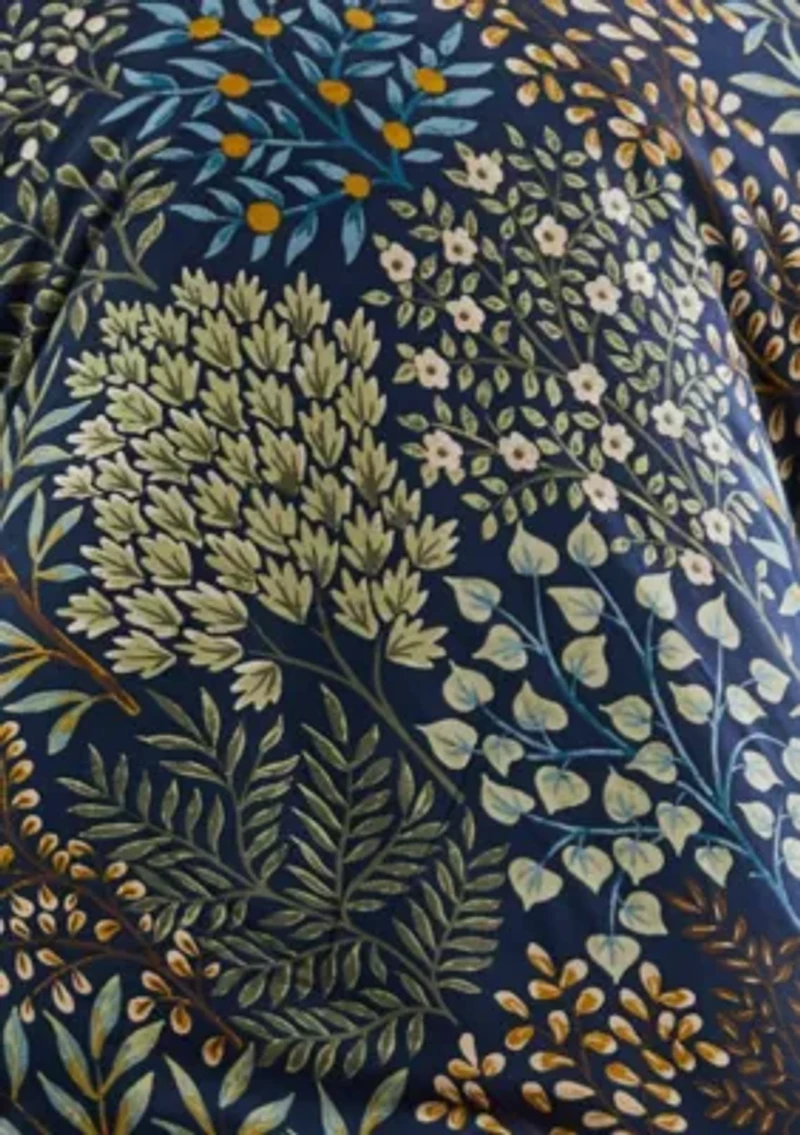 English Forest Navy Duvet Cover Set