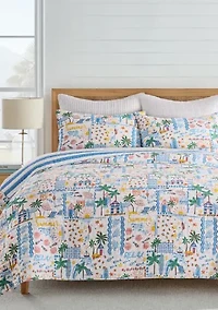 Beach Summer Quilt Set