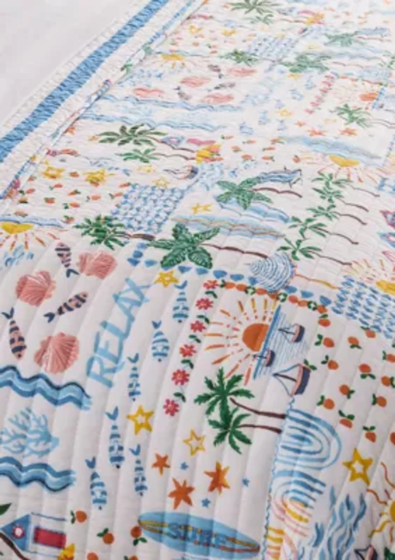 Beach Summer Quilt Set