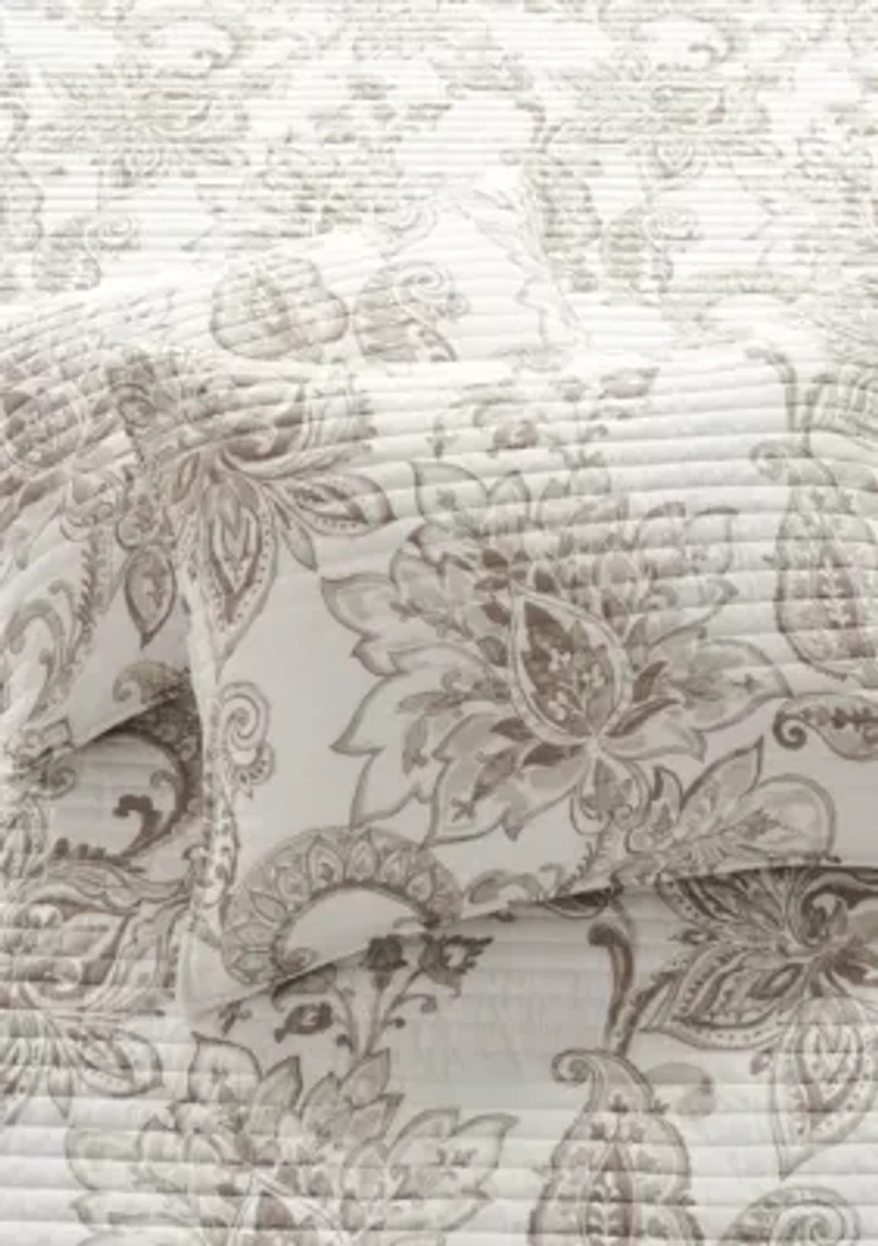 Bennett Taupe Quilt Set