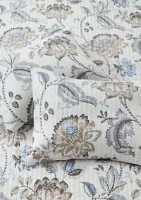 Malaney Neutral Blue Quilt Set