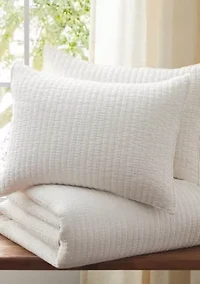 Loden Cream Quilt Set