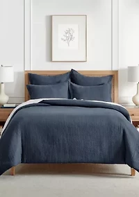 Reede Muslin Bright White Comforter Set