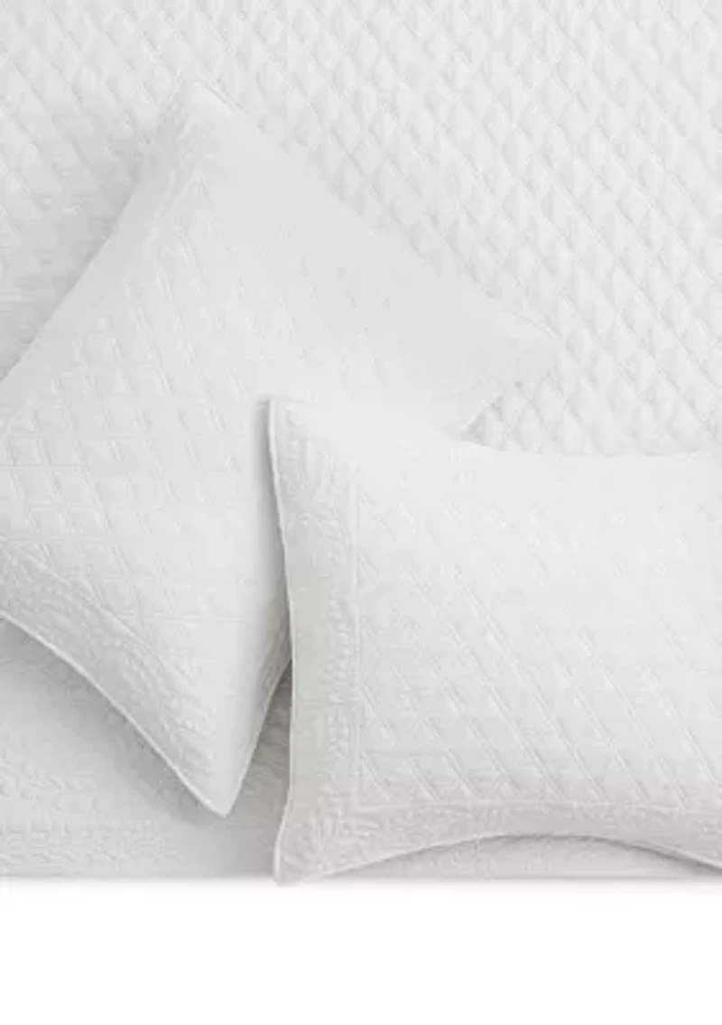 Ballou Bright White Bedspread Set