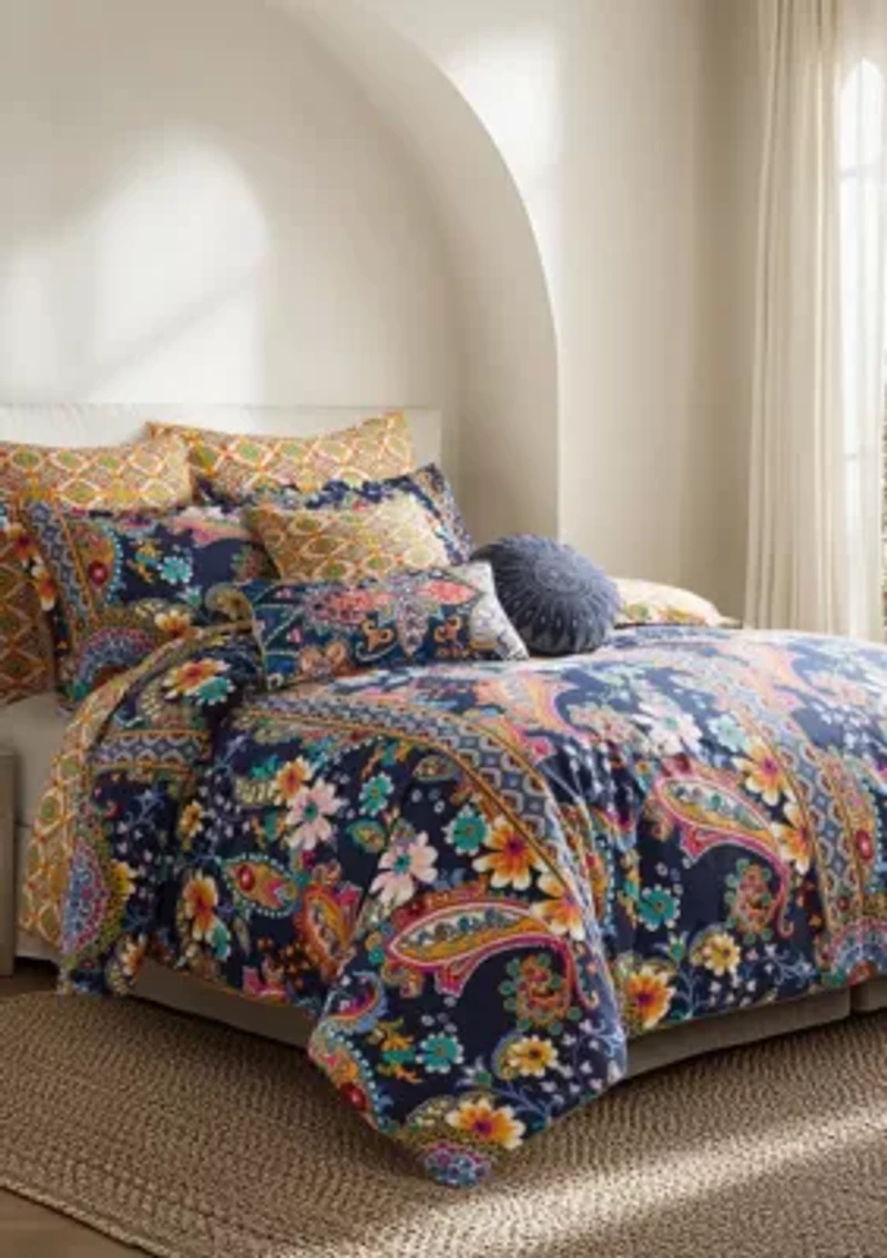 Bertelli Navy Comforter Set