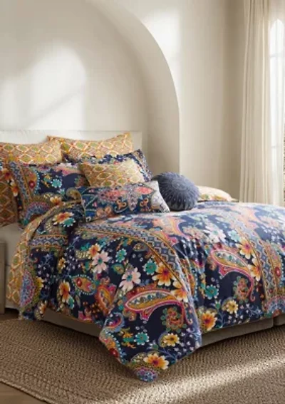 Bertelli Navy Comforter Set