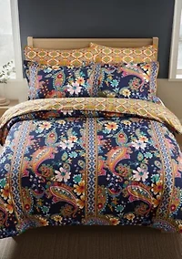 Bertelli Navy Comforter Set