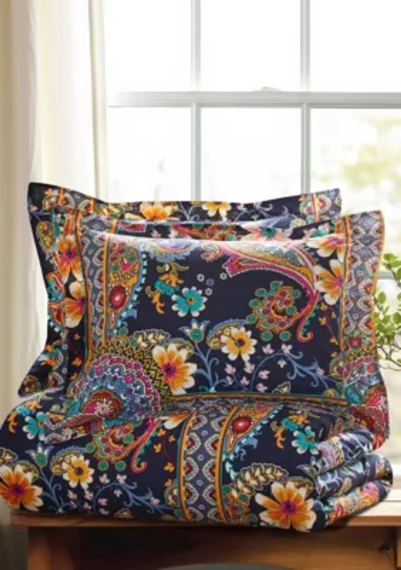 Bertelli Navy Comforter Set
