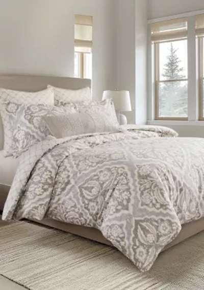 Becker Taupe Duvet Cover Set