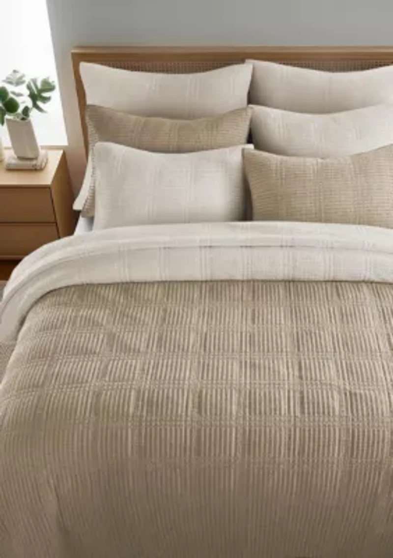 Cloud Waffle Quilt Set