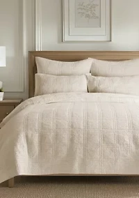 Cloud Waffle Quilt Set