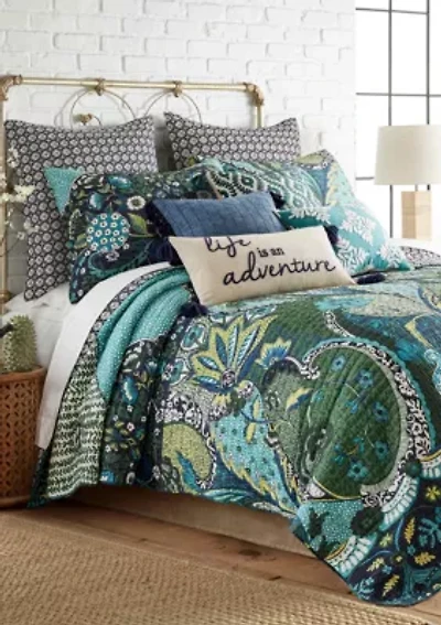 Jules Blue Quilt Set
