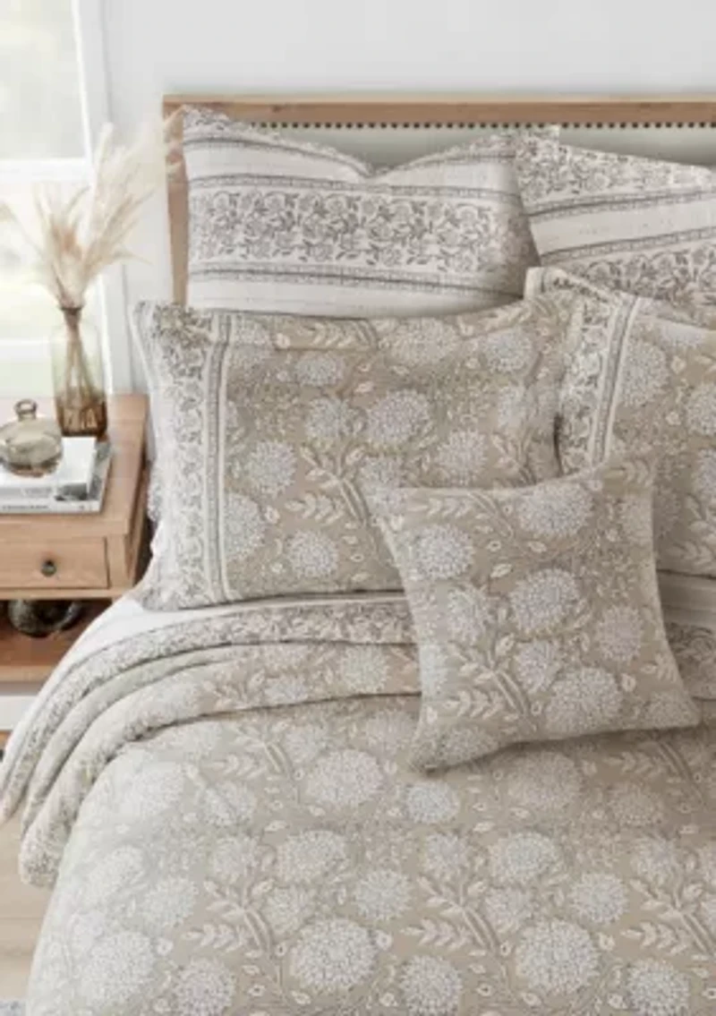 Adare Taupe Comforter Set