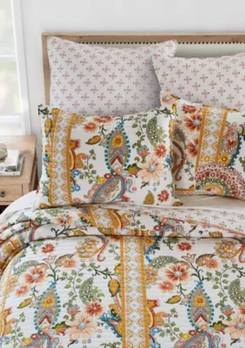 Bertelli Off-White Quilt Set