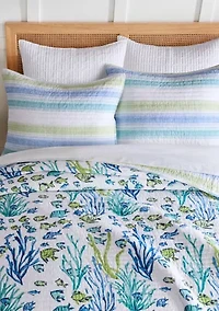 Ombre Tides Quilt Set