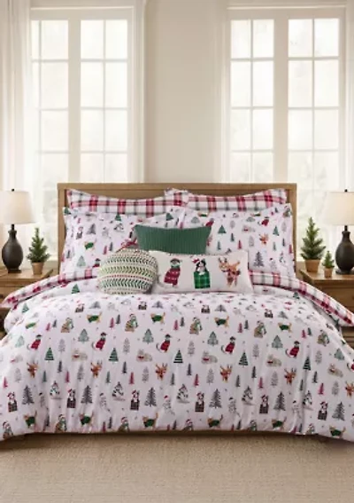 Meowy Christmas Comforter Set