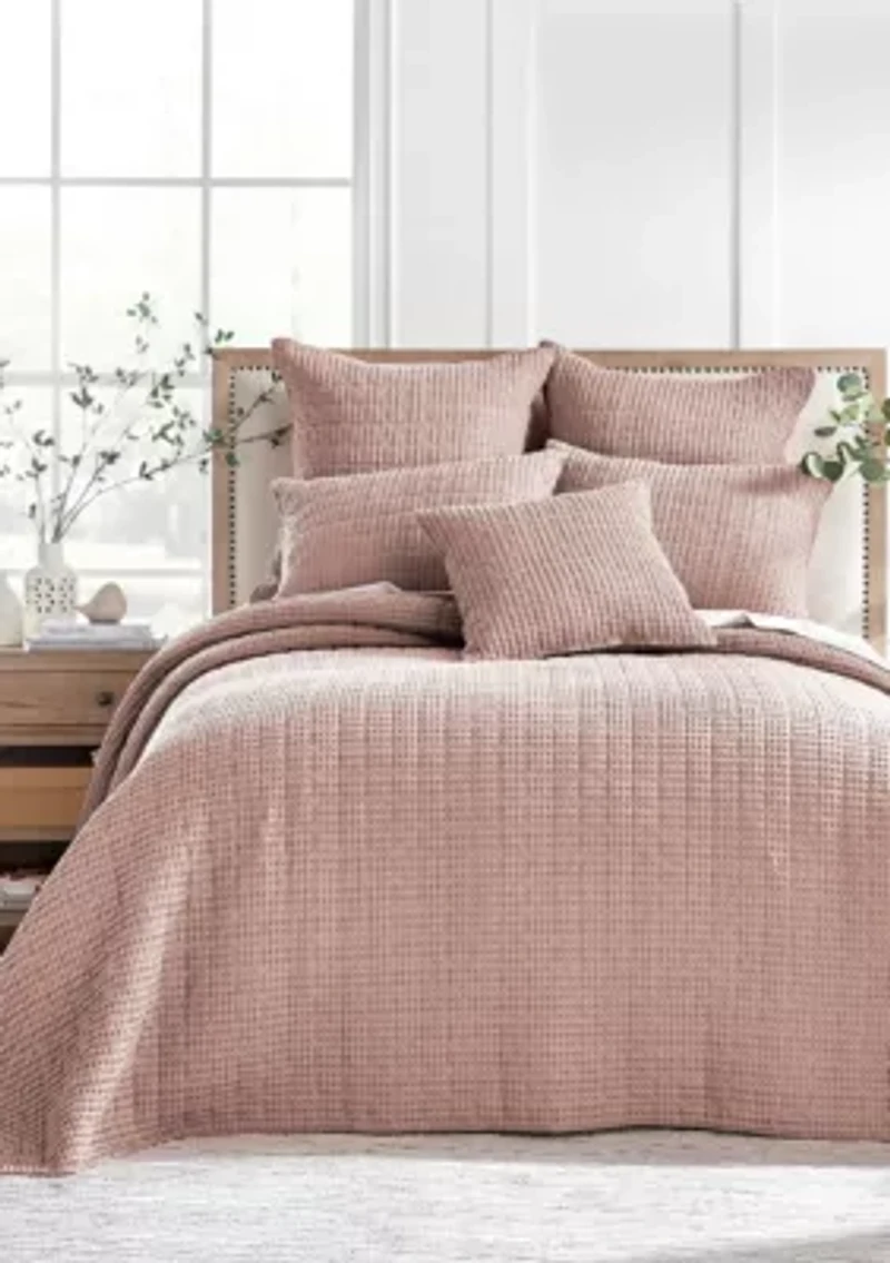Mills Waffle Bedspread Set