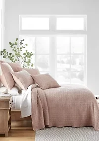 Mills Waffle Bedspread Set