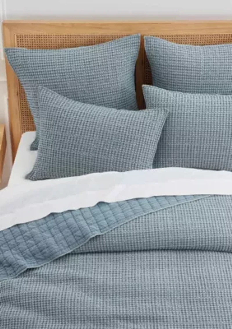 Mills Waffle Bedspread Set