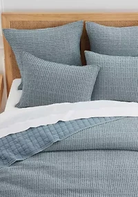 Mills Waffle Bedspread Set