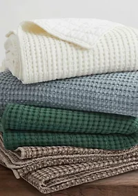 Mills Waffle Bedspread Set