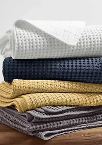 Mills Waffle Bedspread Set