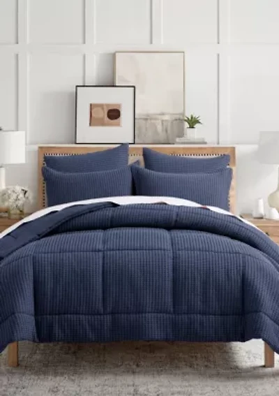 Mills Waffle Comforter Set