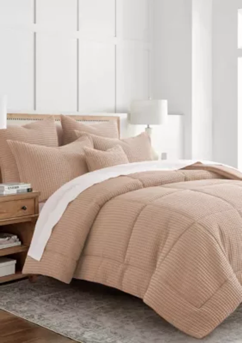 Mills Waffle Comforter Set